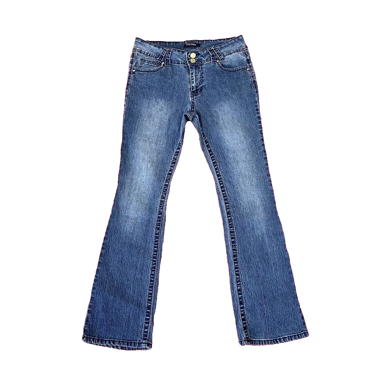 vintage y2k bling flare jeans
