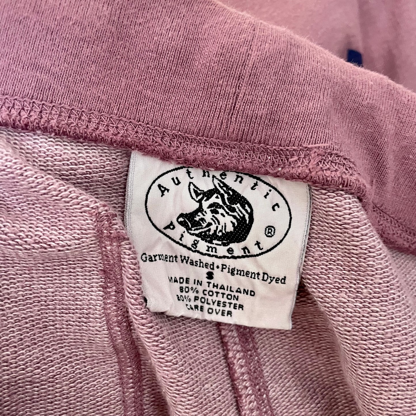 authentic pigment mauve pink printed sweatpants S