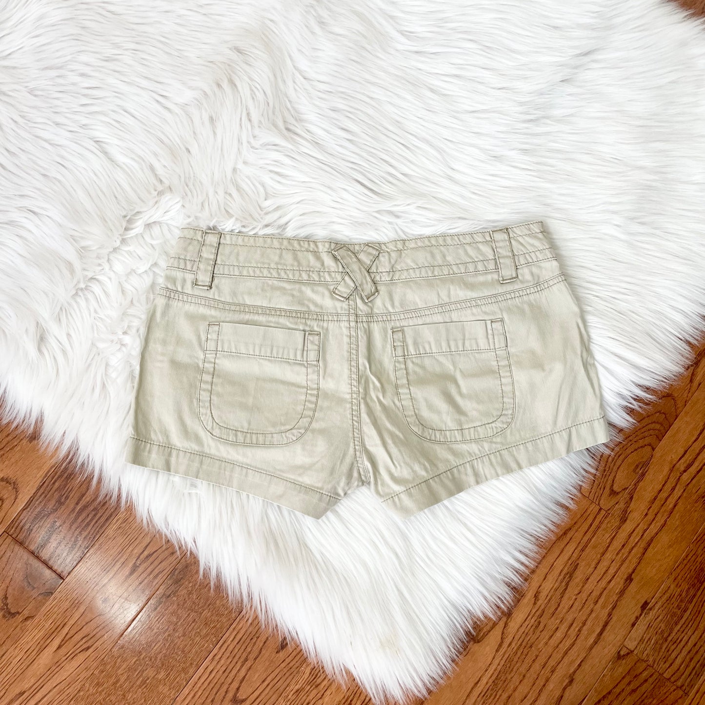 aeropostale utility micro mini shorts 7/8