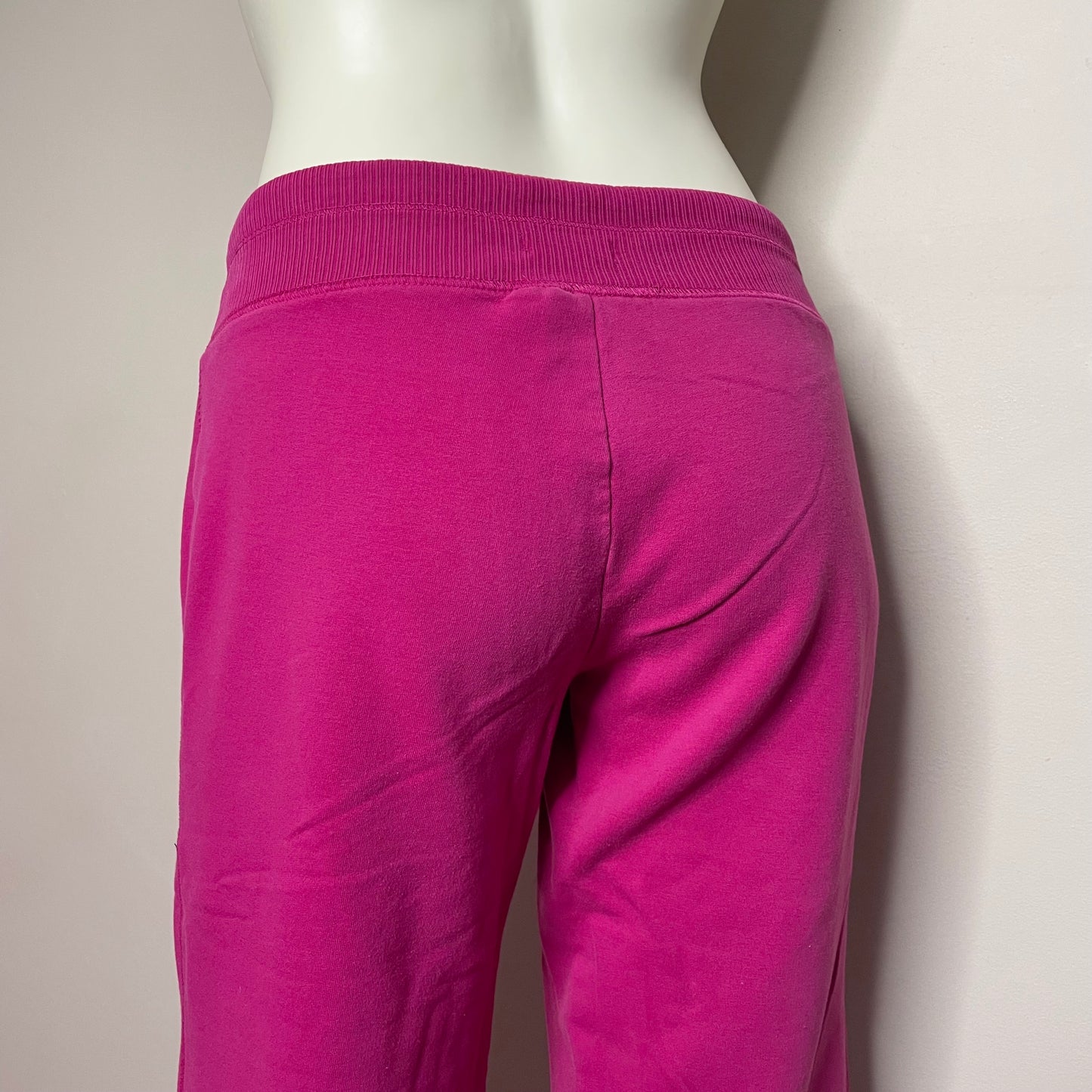 old navy hot pink flare sweatpants XS