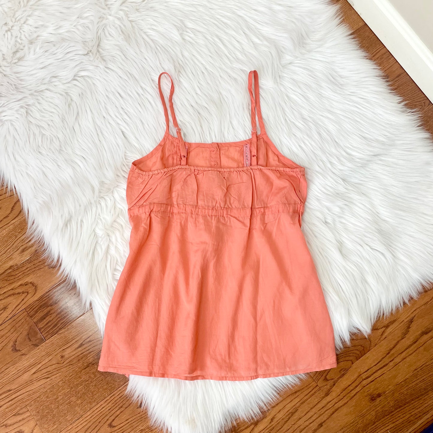 twist orange babydoll summer tank top 6
