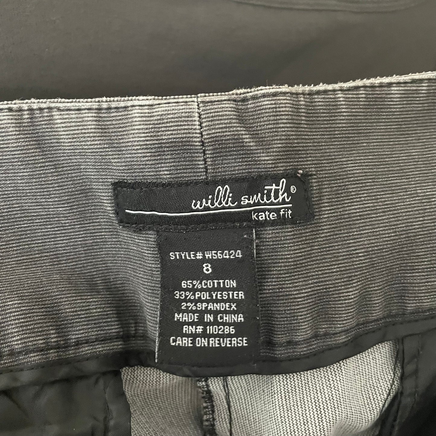 #newitem willi smith gray wide leg pants 8