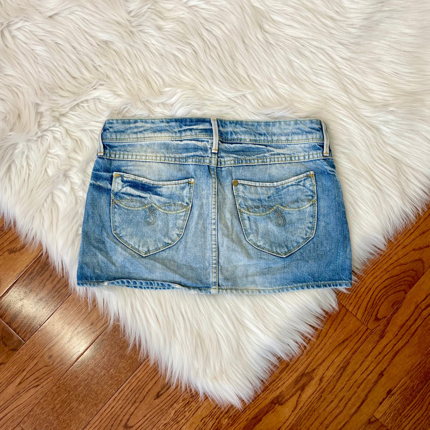 y2k vintage micro mini skirt S