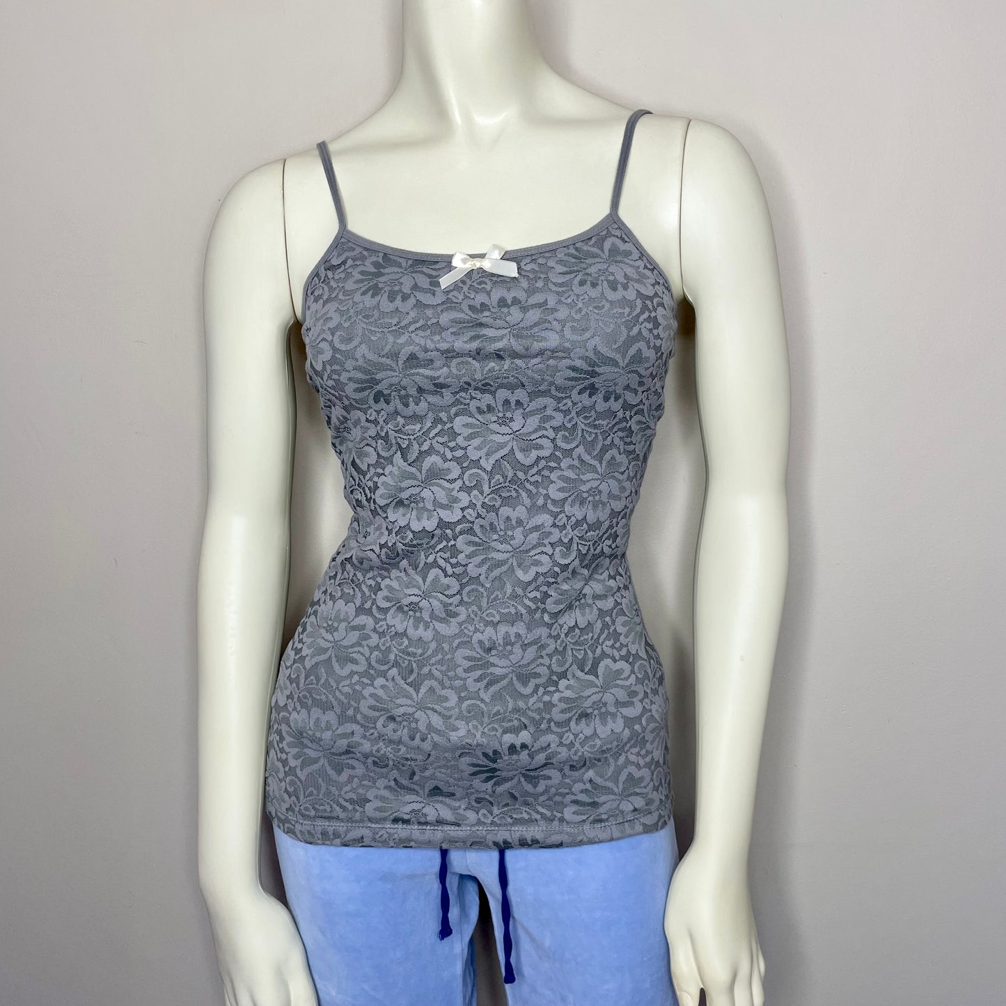 aeropostale gray lace cami top S