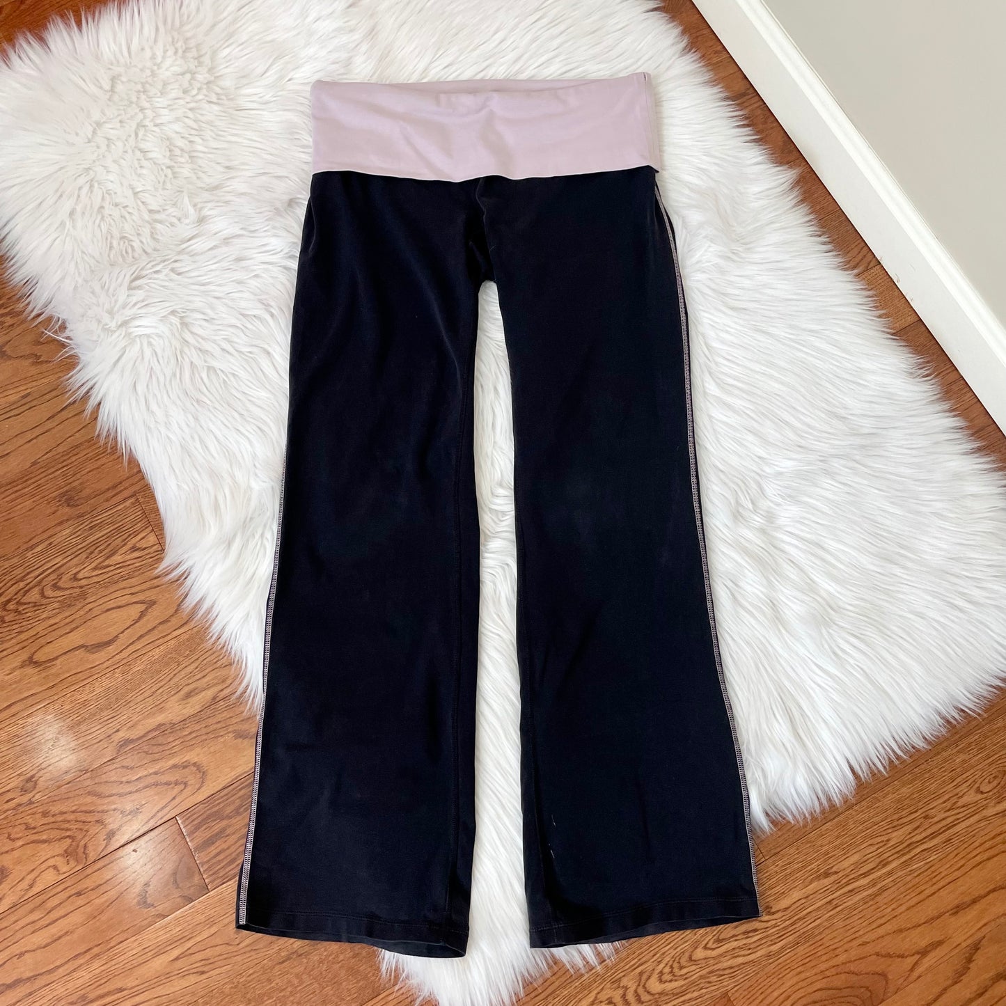 xersion pink waist yoga flare pants M