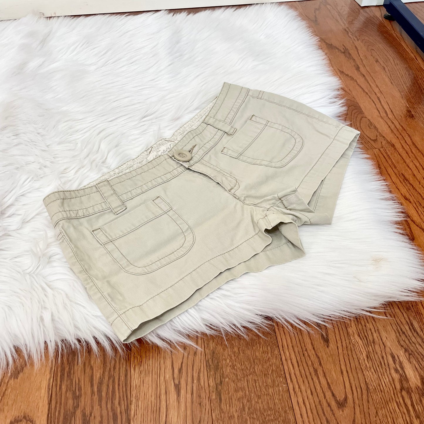aeropostale utility micro mini shorts 7/8