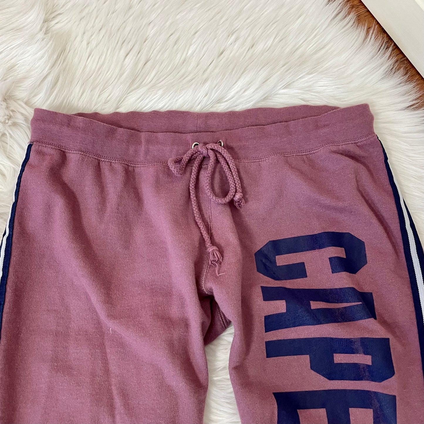 authentic pigment mauve pink printed sweatpants S