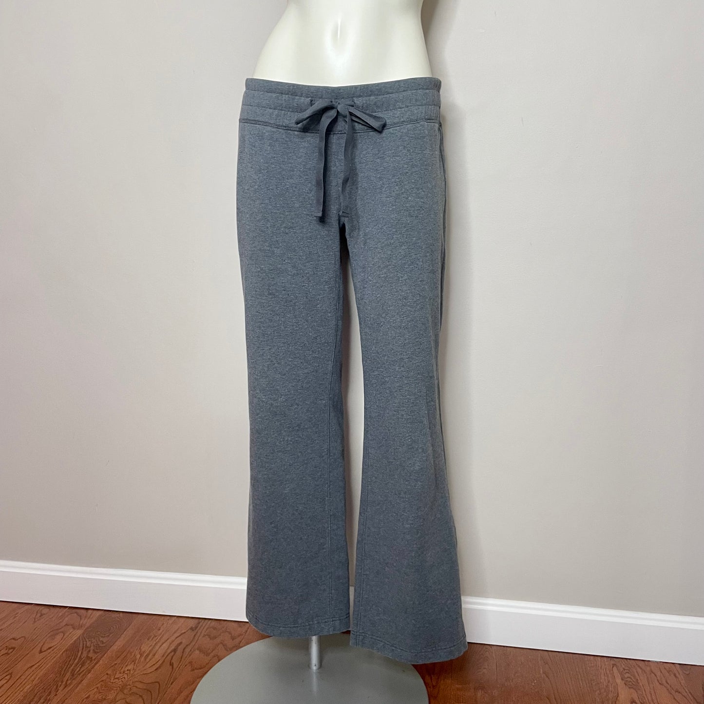 eddie bauer gray wide leg sweatpants S