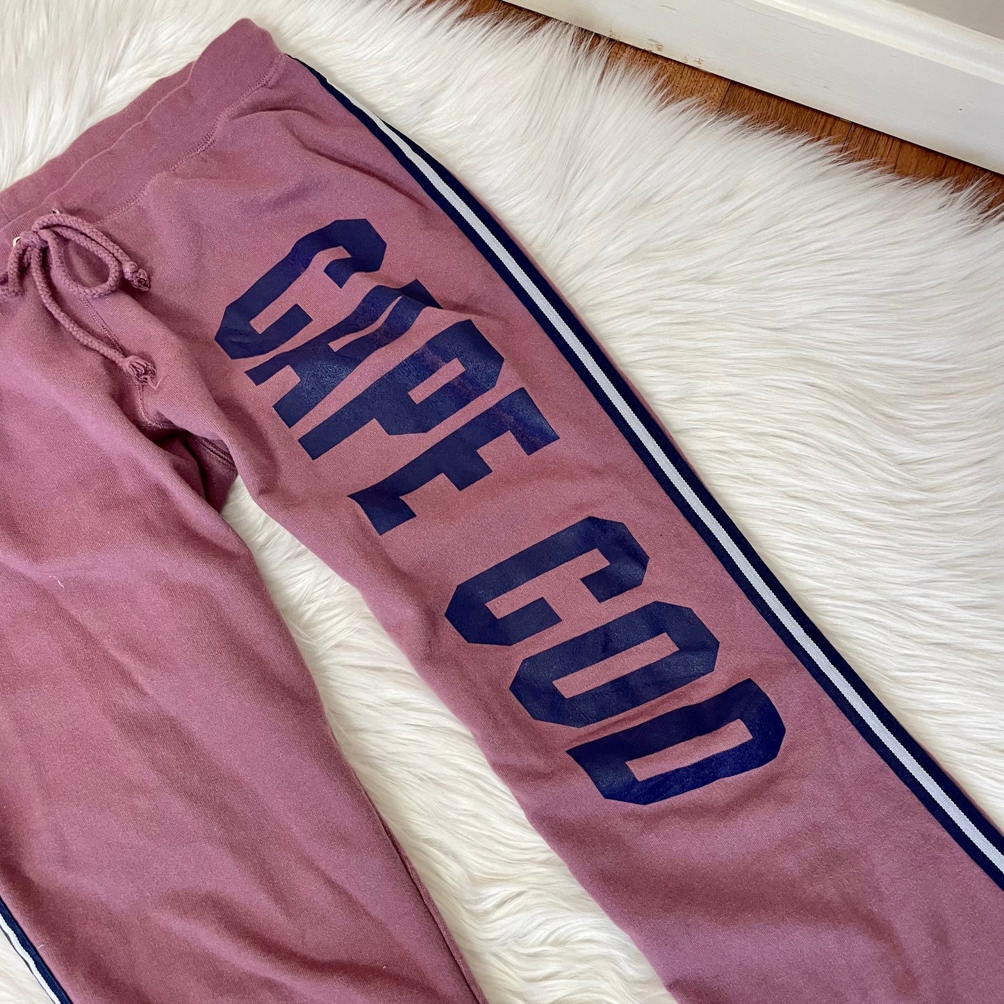 authentic pigment mauve pink printed sweatpants S