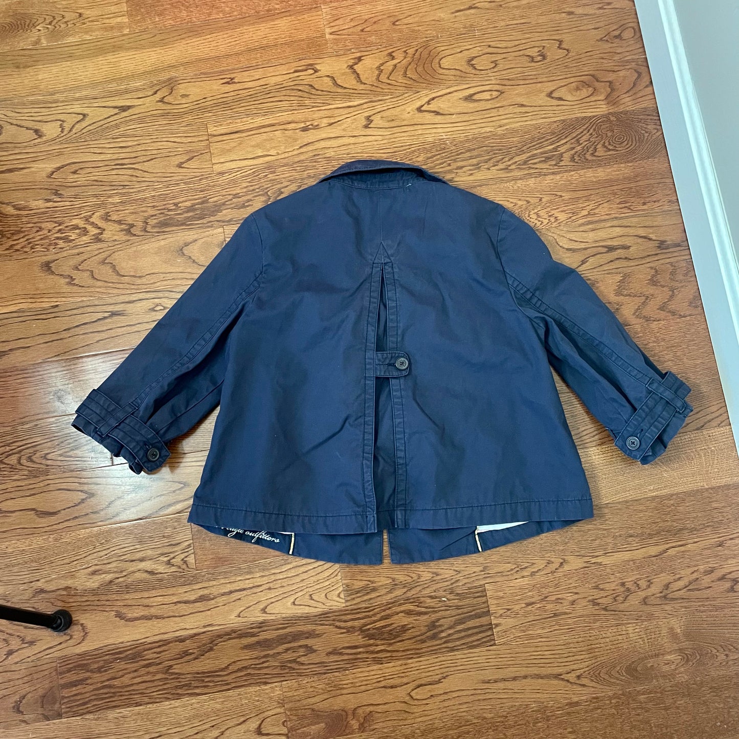 american eagle navy cape jacket S