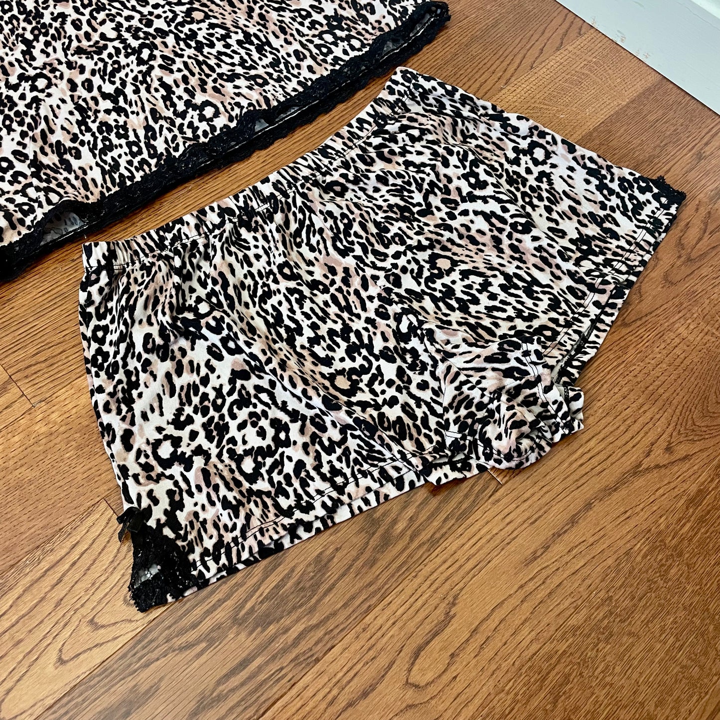 marilyn monroe cheetah print cami undie set S