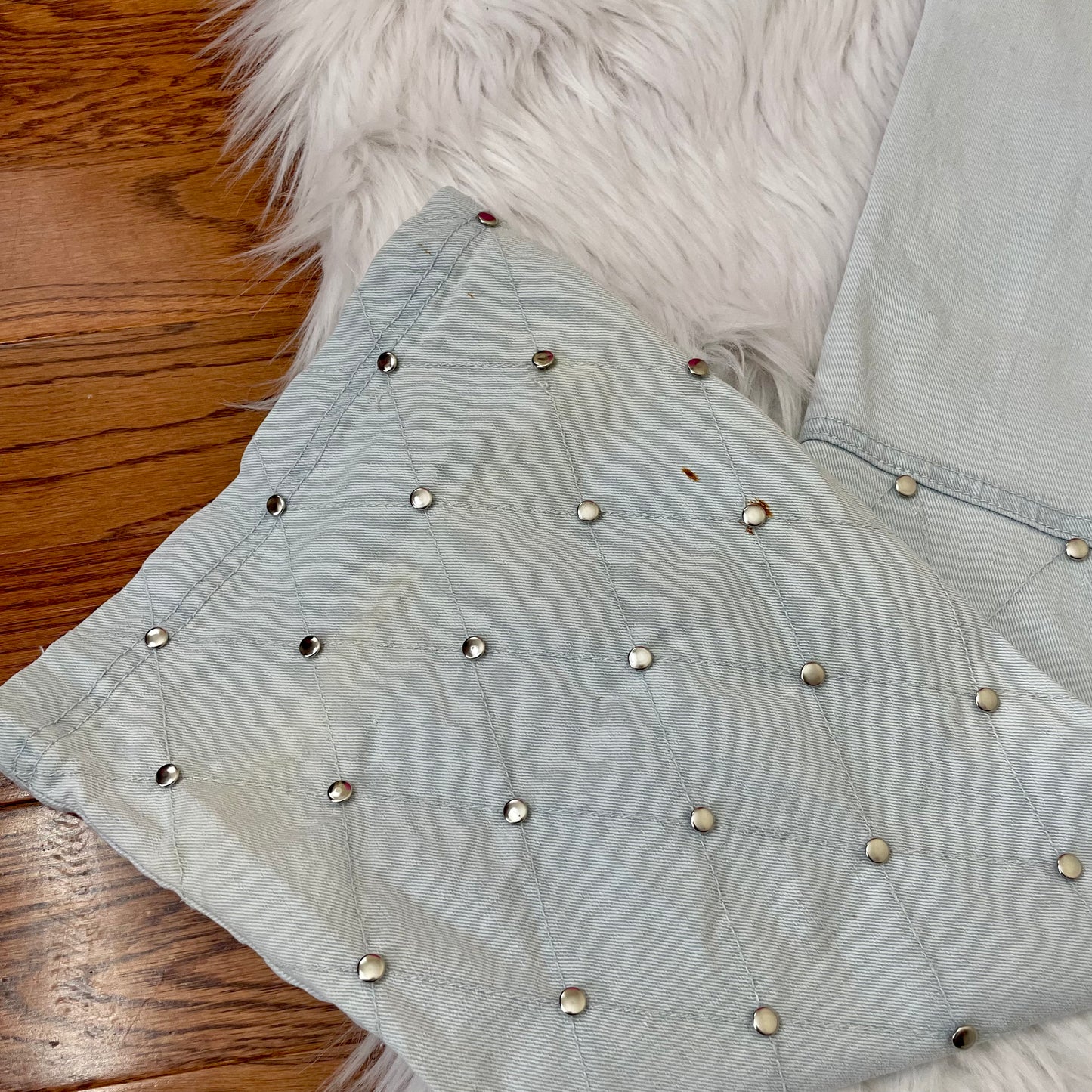 y2k studded flare jeans 27