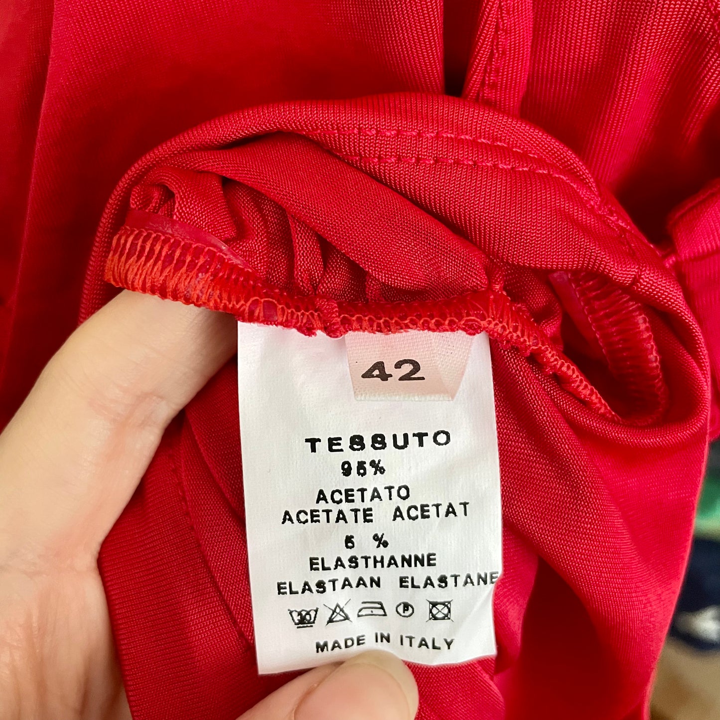 y2k italian red babydoll ruched tank top 6