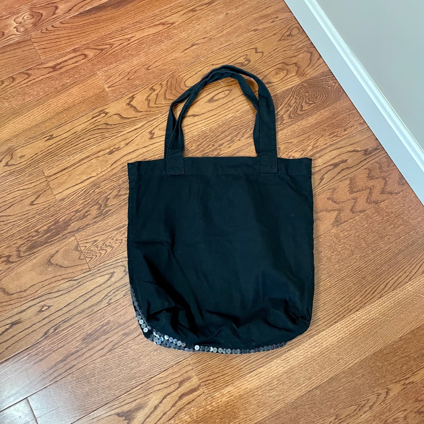 victoria's secret pink sequin tote bag