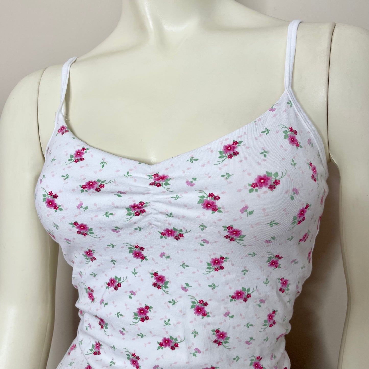 st john’s bay floral babydoll cami S