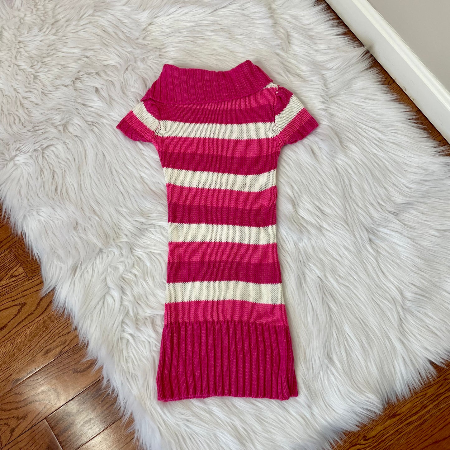 chillipop pink stripe sweater XXS