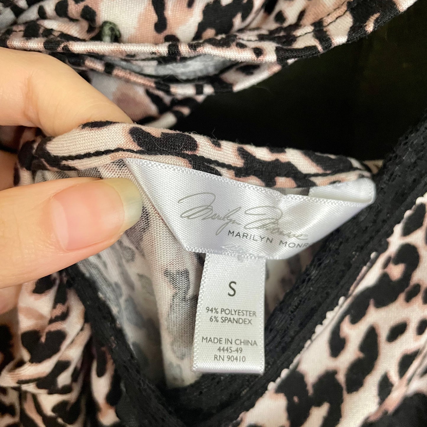 marilyn monroe cheetah print cami undie set S