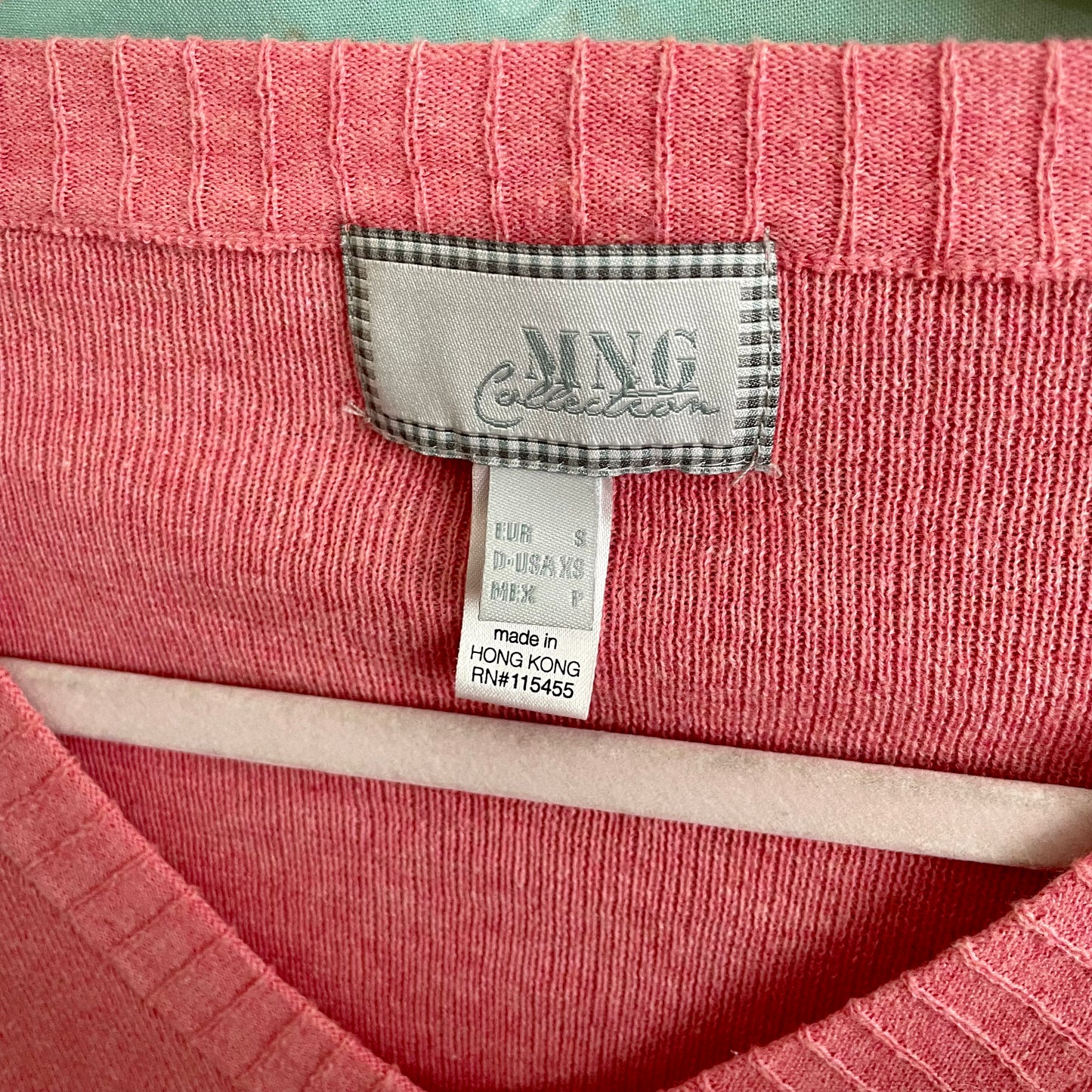 mango pink babydoll cardigan sweater XS