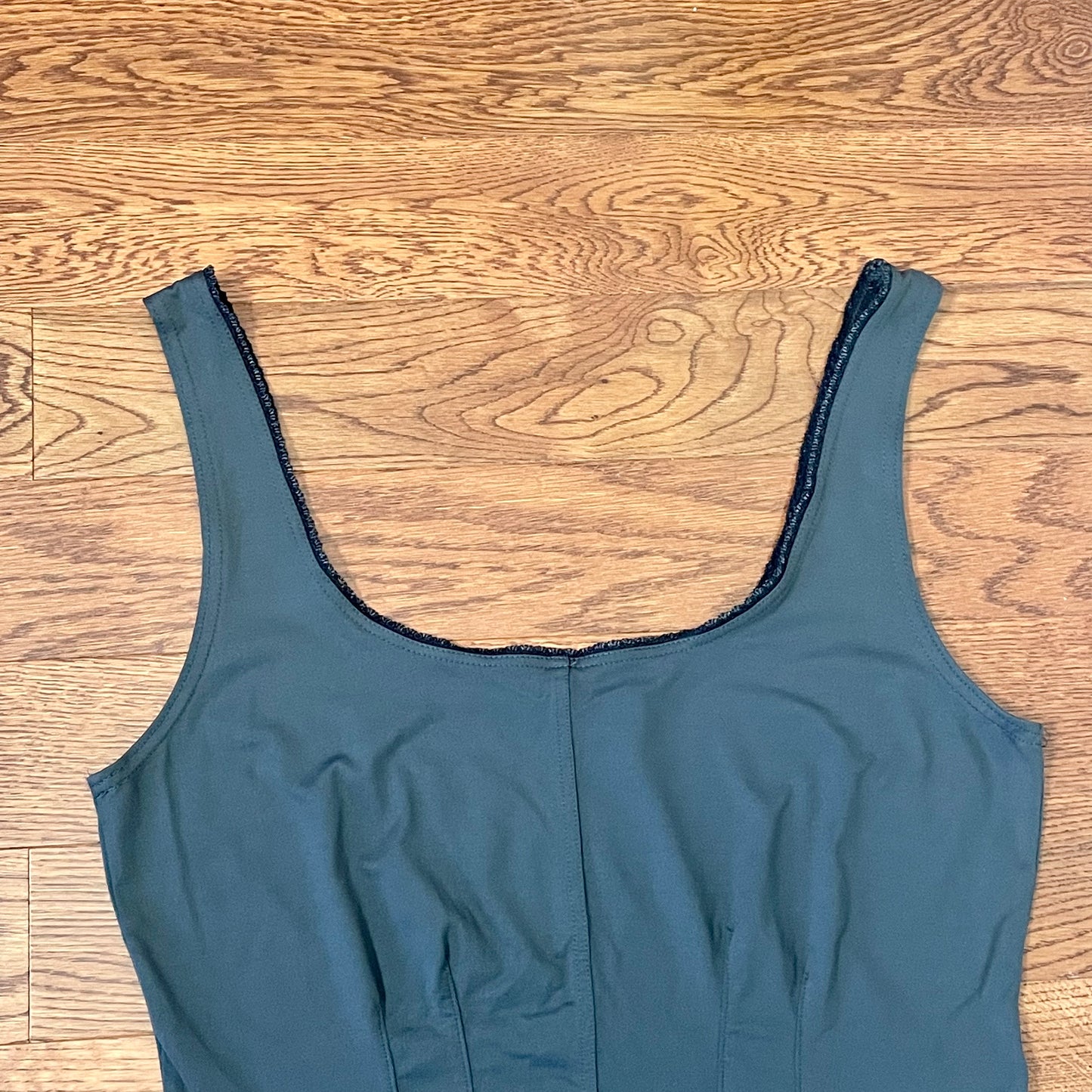 imitz gray corset tank top L