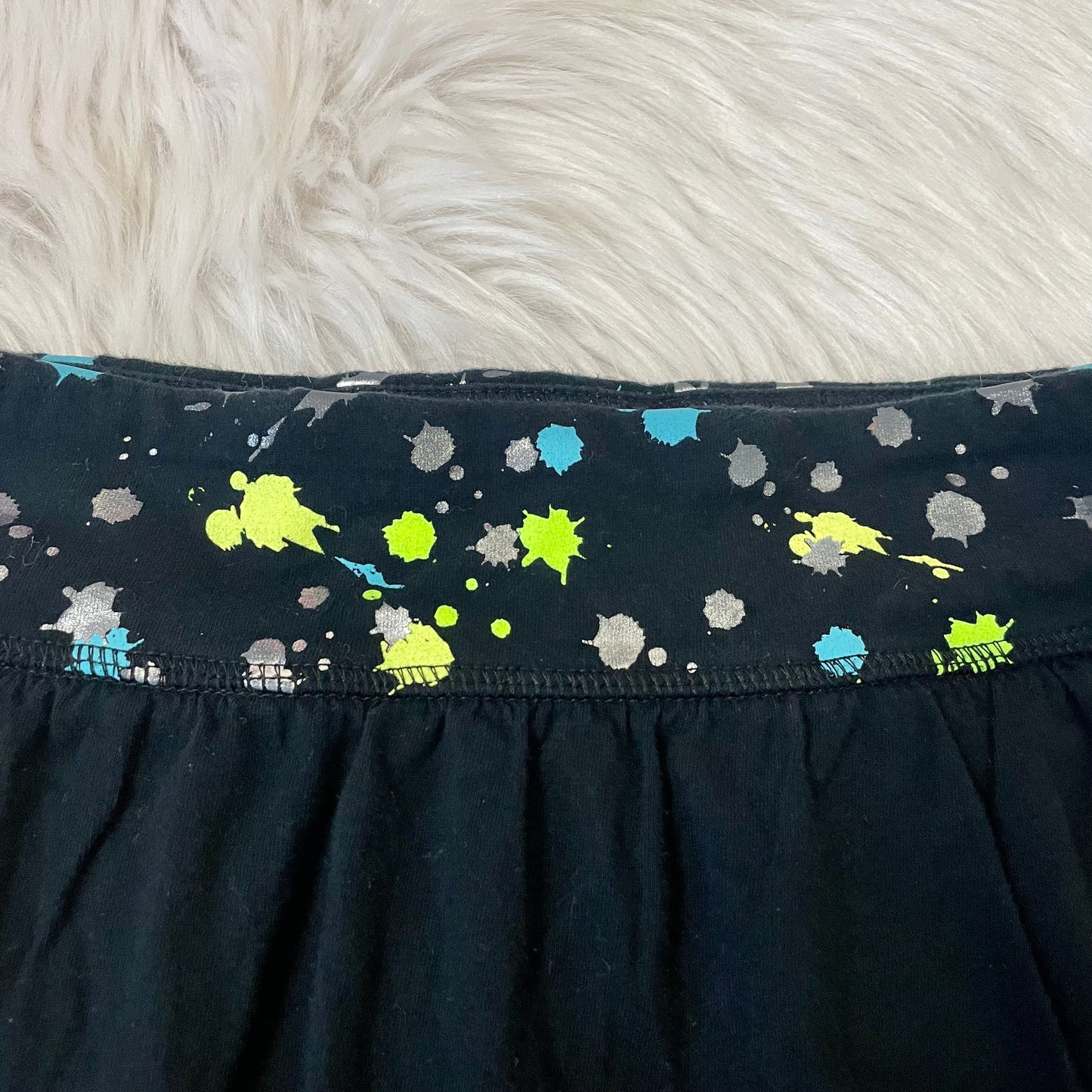 so black mini skort S
