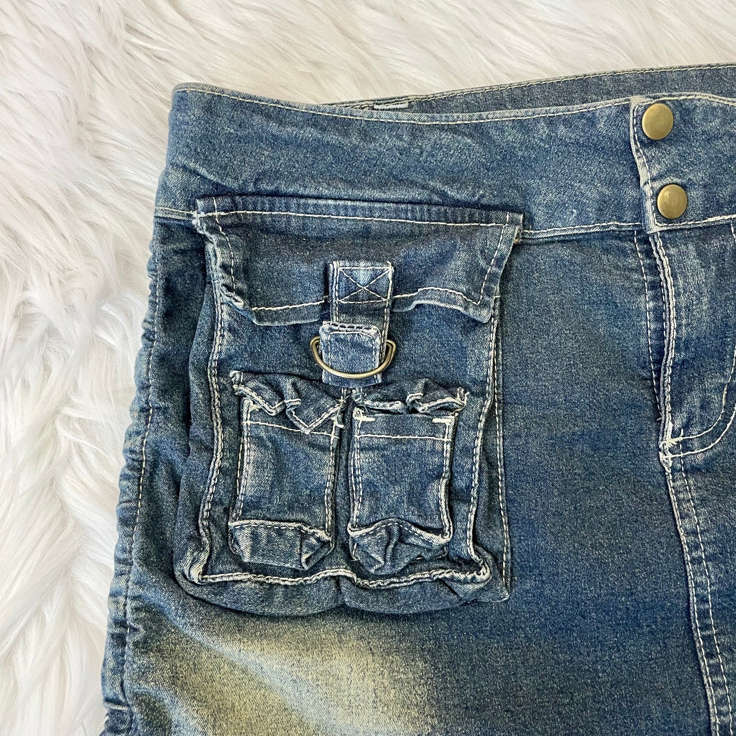 dinorys cargo mini skirt M