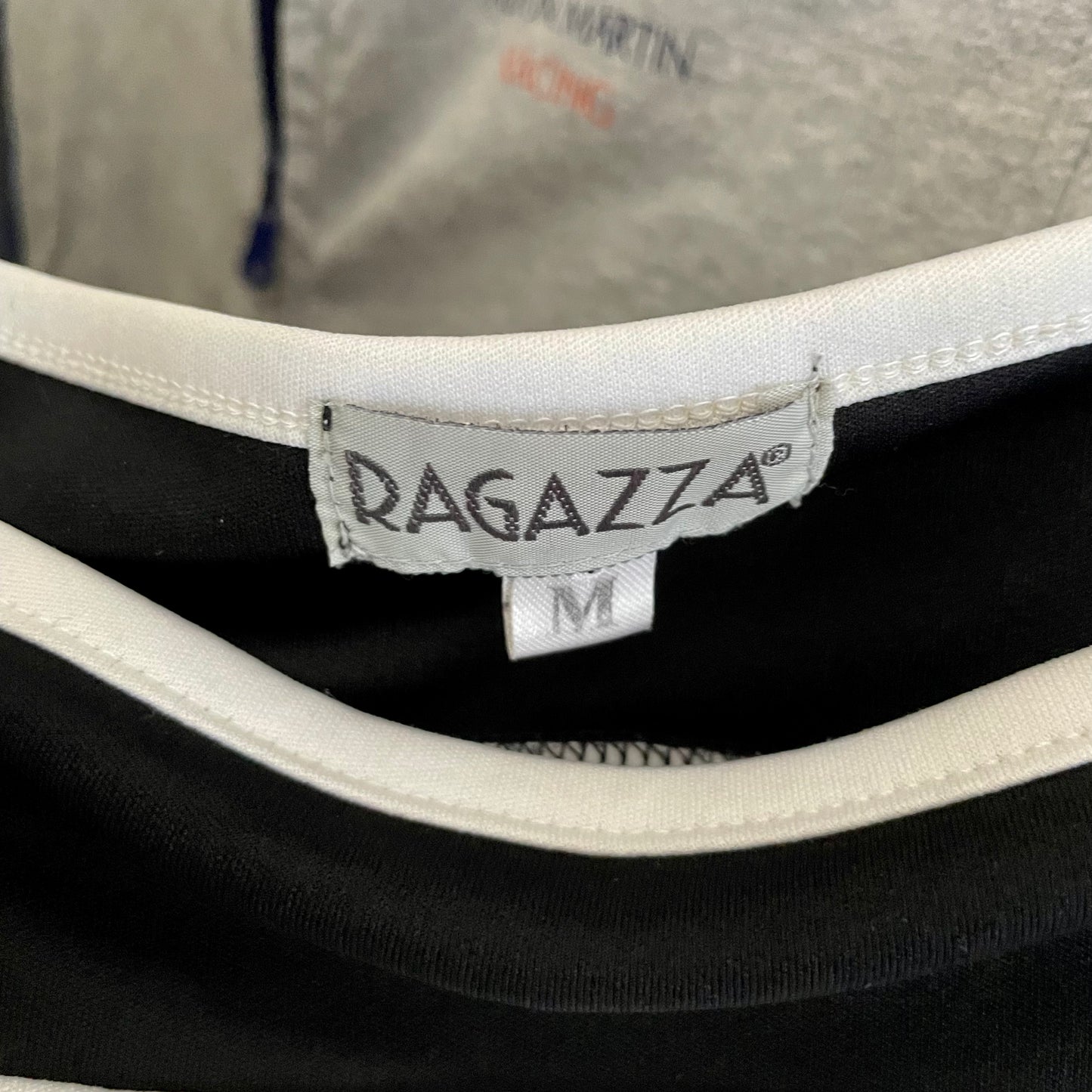 ragazza black sporty stripe cami M