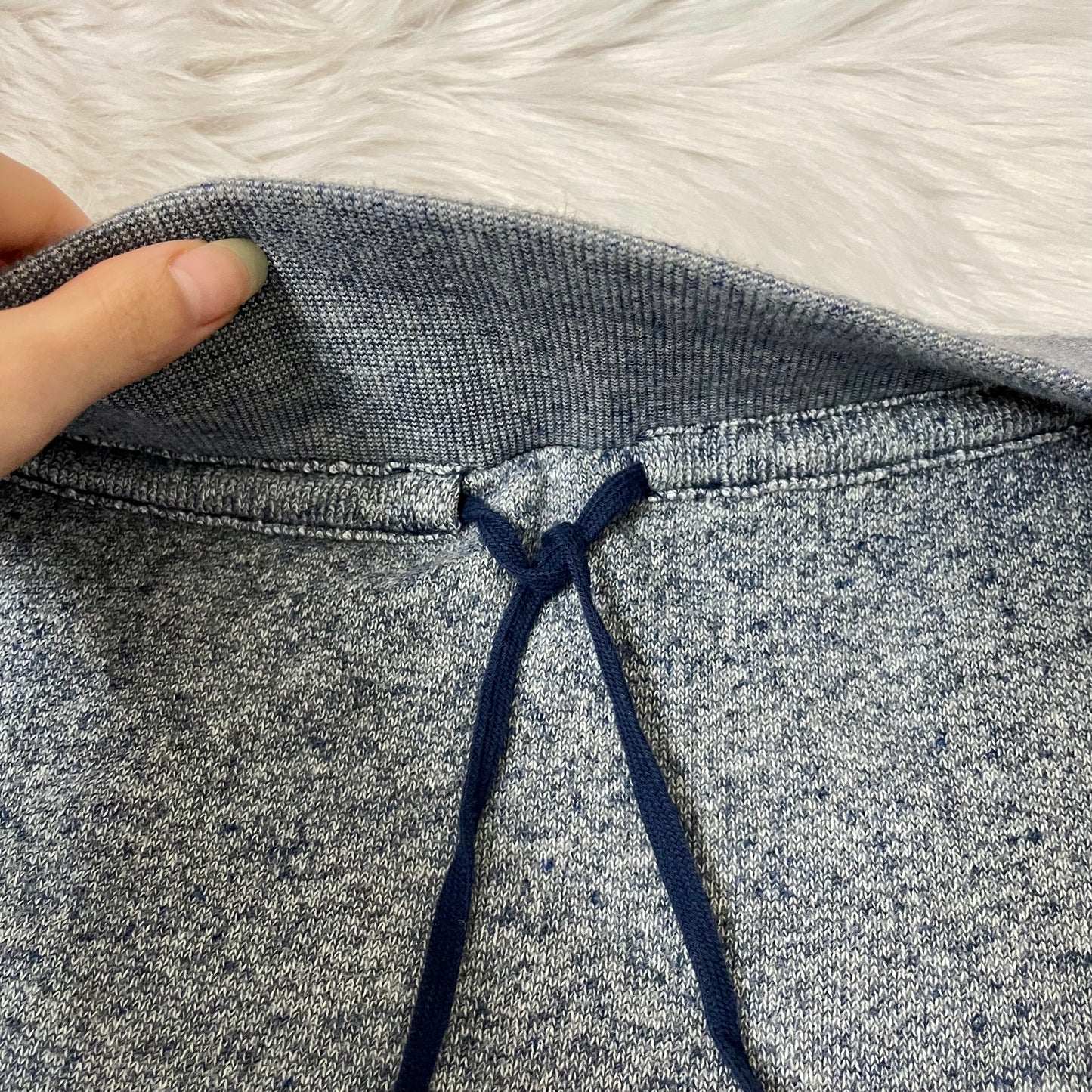 american eagle blue ruffle mini skirt S