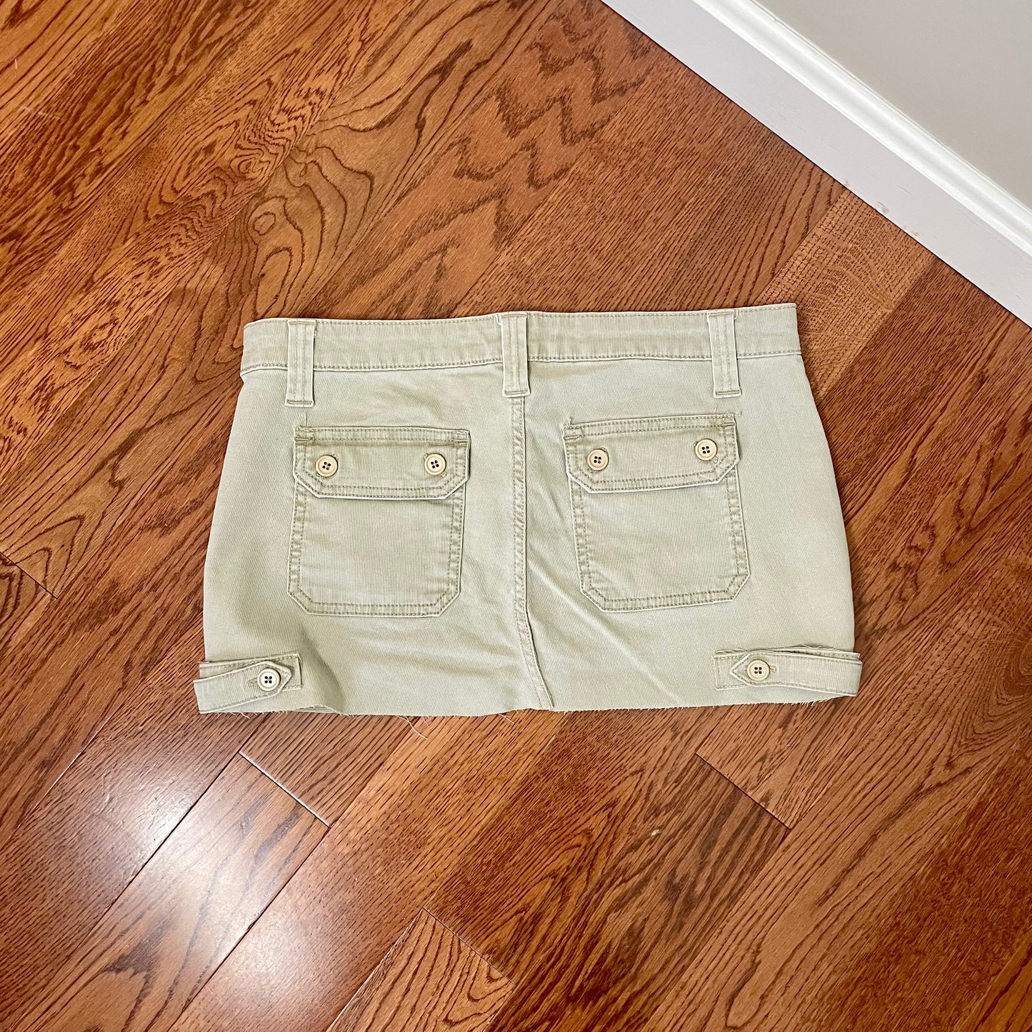 tan cargo mini skirt 5