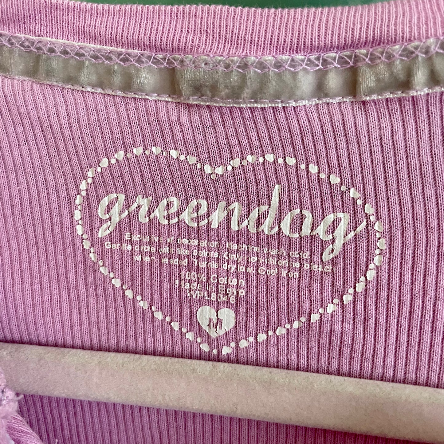 greendog purple henley long sleeve top XS