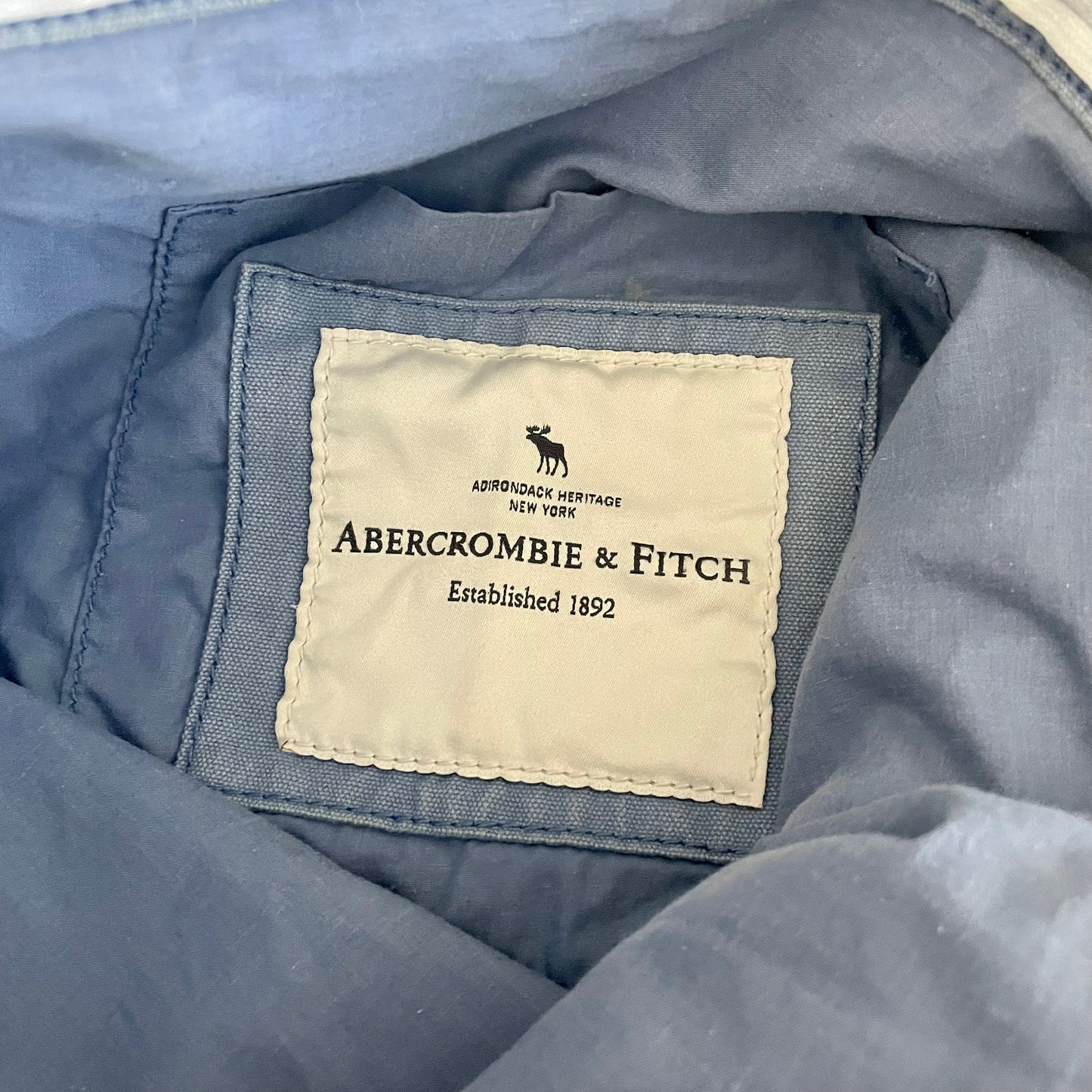 abercrombie blue large tote bag