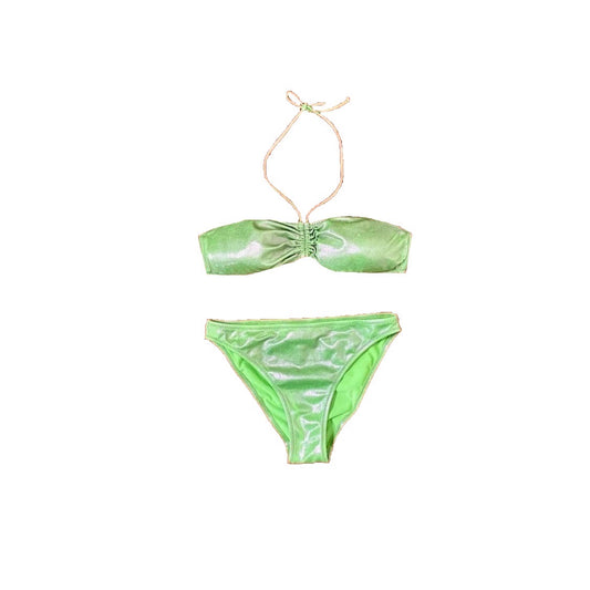 #NEWITEM y2k vintage green sparkle bikini set