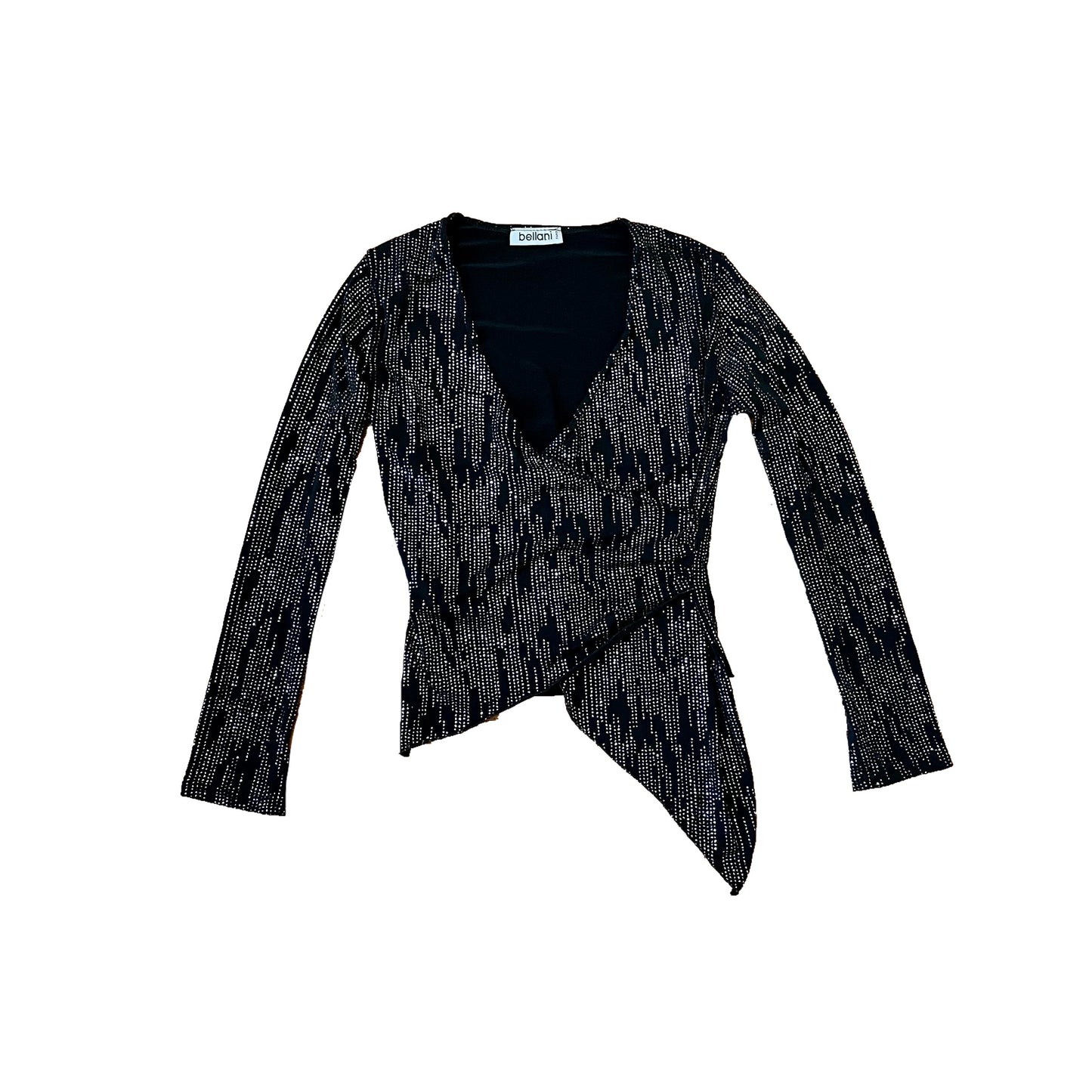 bellani black sparkle going out top S