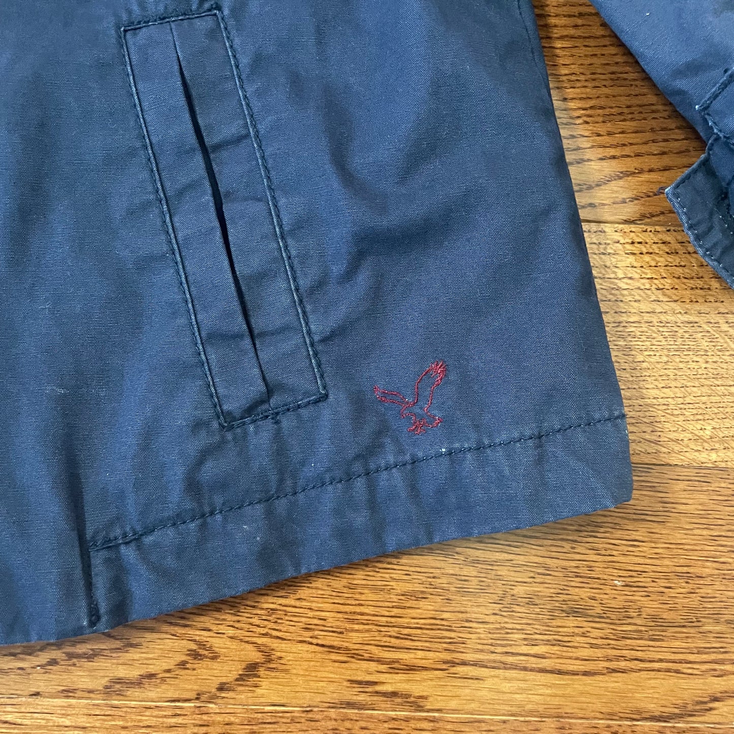 american eagle navy cape jacket S