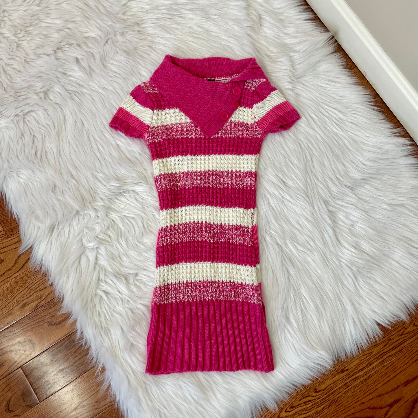 chillipop pink stripe sweater XXS