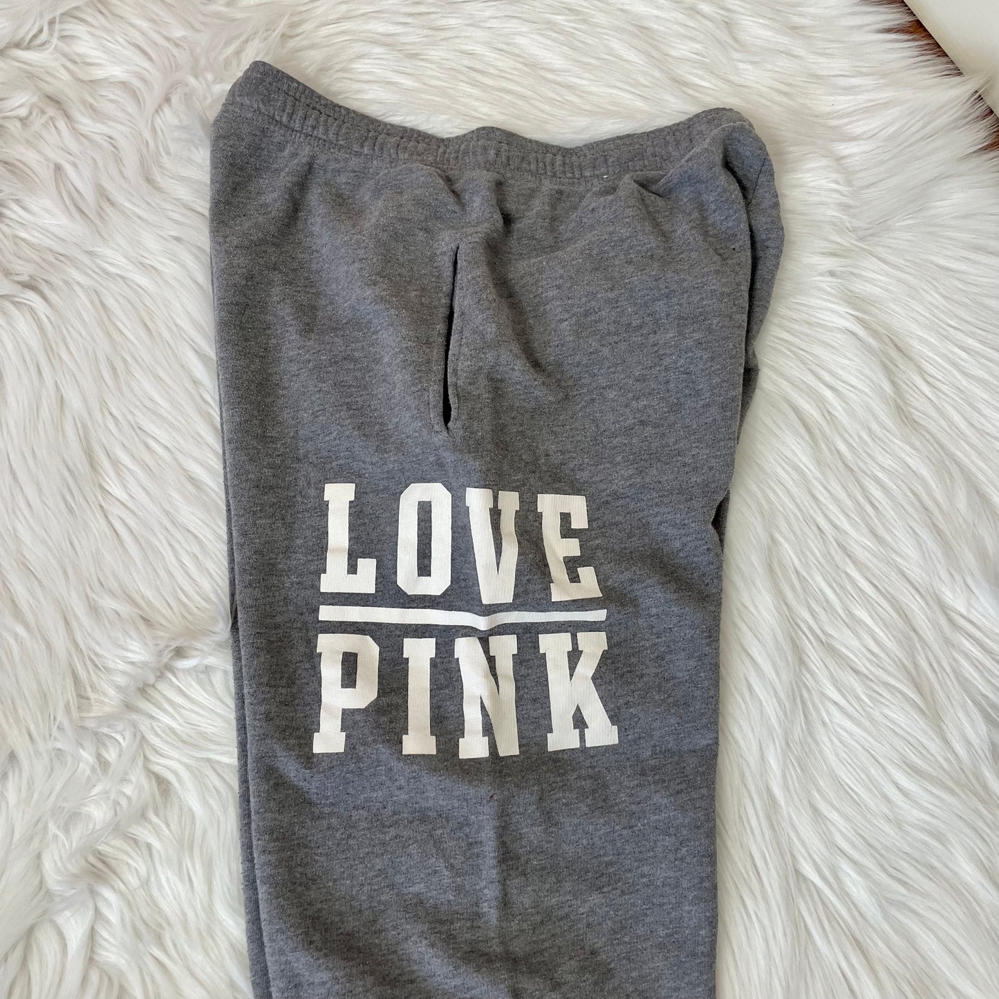 victoria’s secret pink boyfriend sweatpants XS