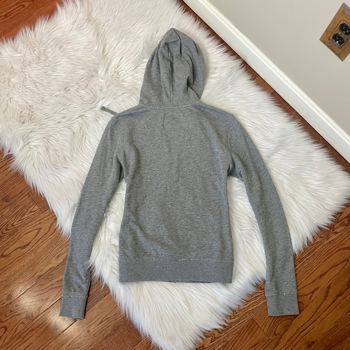 aeropostale gray sequin hoodie M