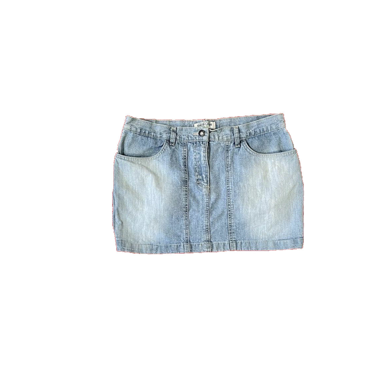 guess denim mini skirt