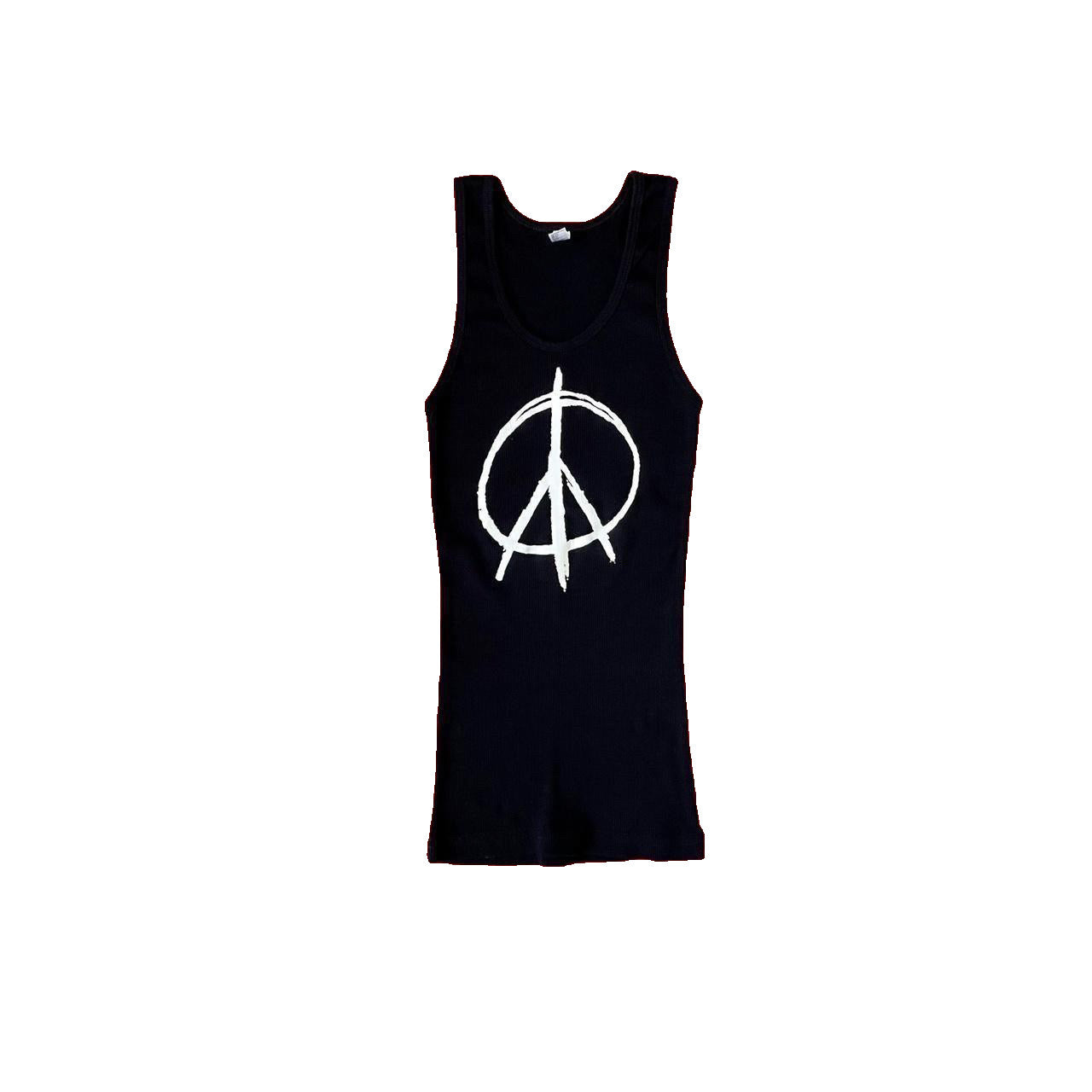 american apparel black fitted tank top