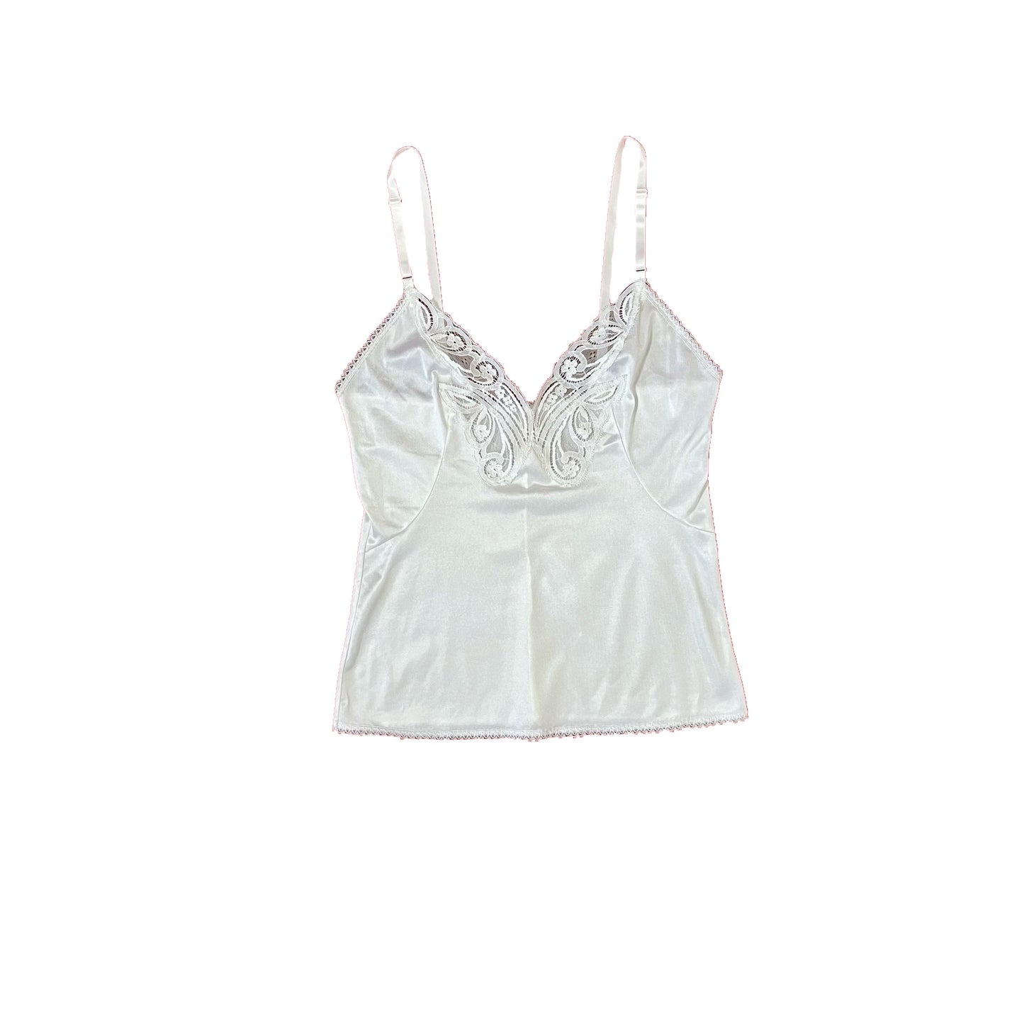 vintage y2k white butterfly cami