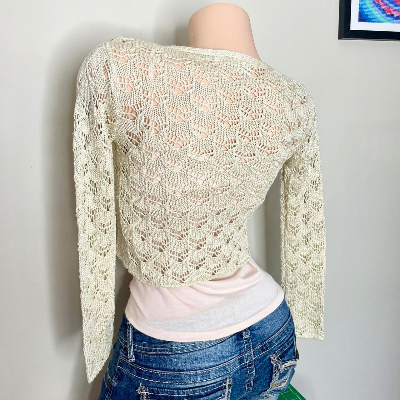 sfera sparkle cardigan and cami set