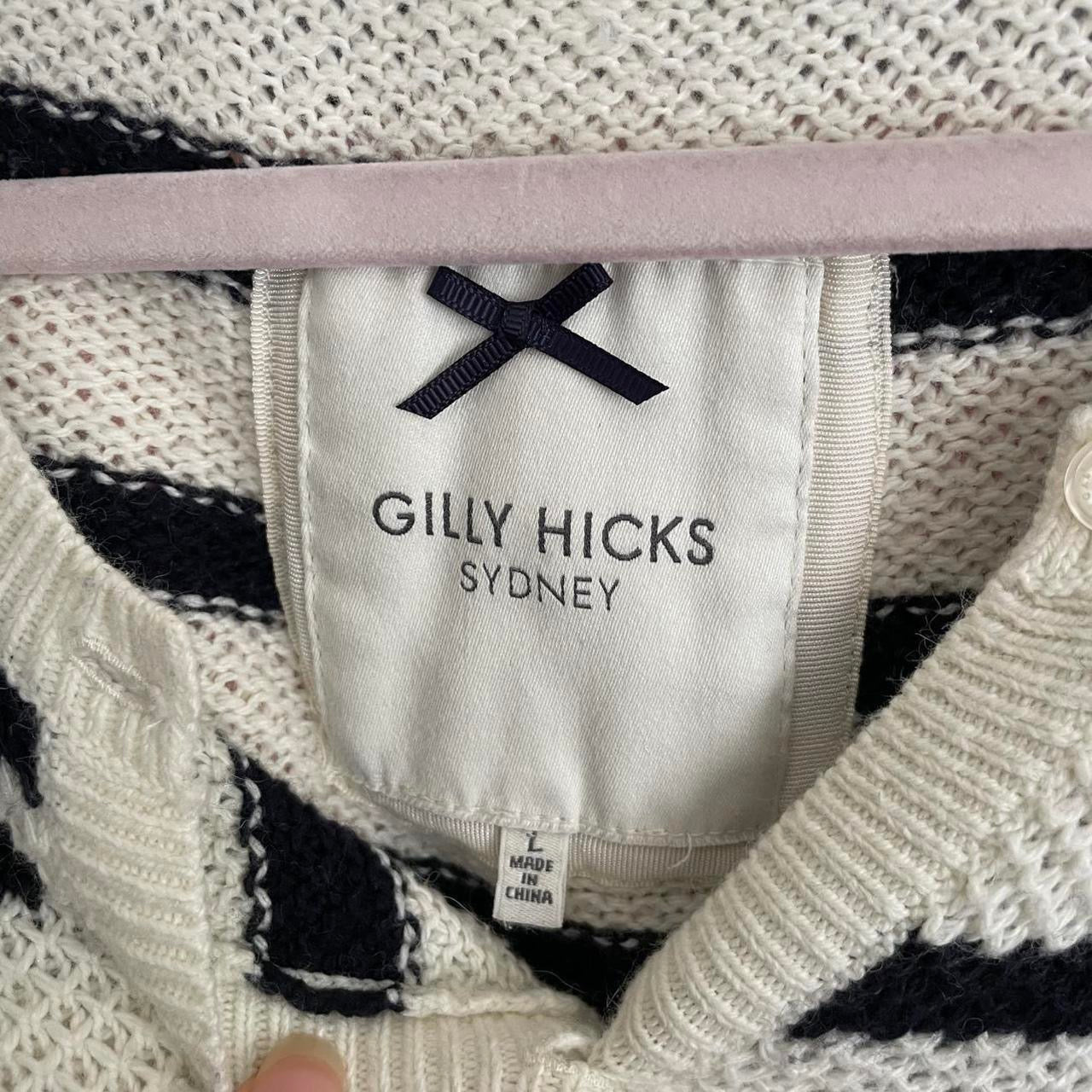 hollister striped cardigan