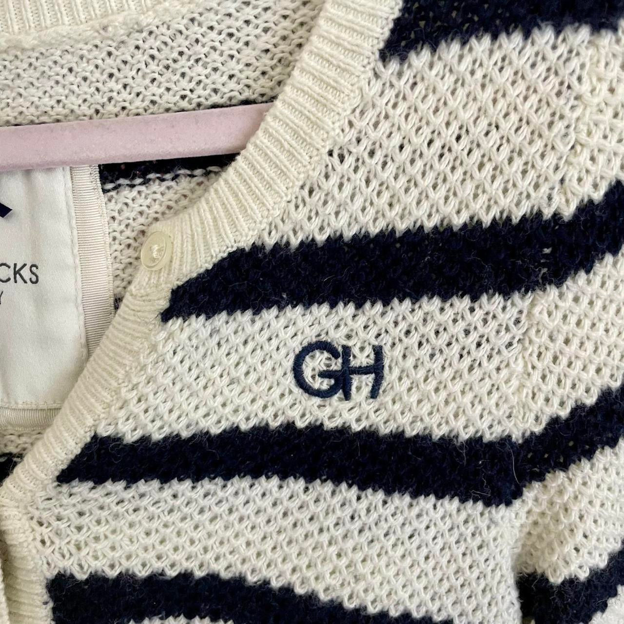 hollister striped cardigan