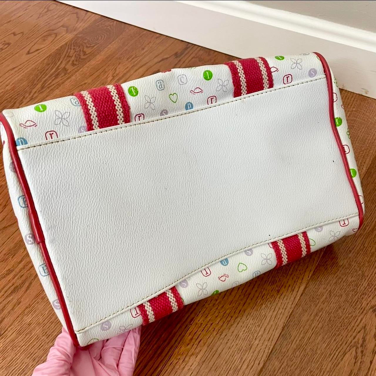 carpisa italian vintage monogram barrel bag