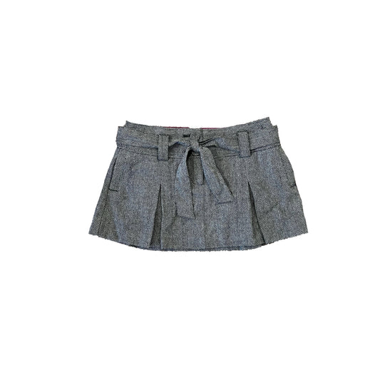 #NEWITEM american eagle gray tweed pleated mini skirt 6