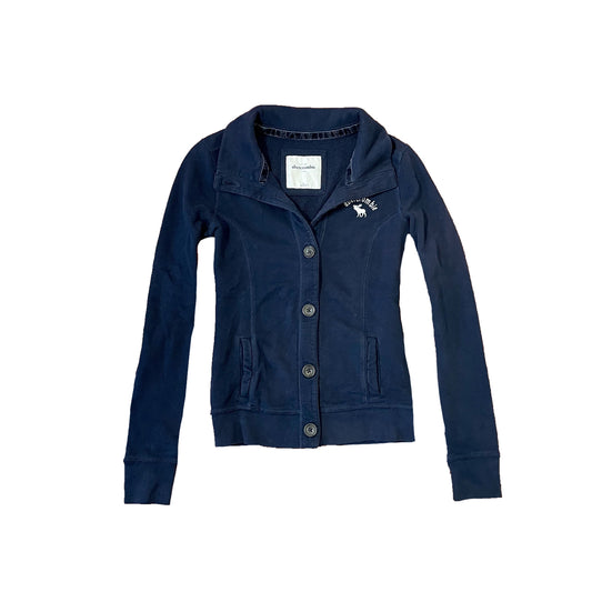 #NEWITEM abercrombie navy track jacket S