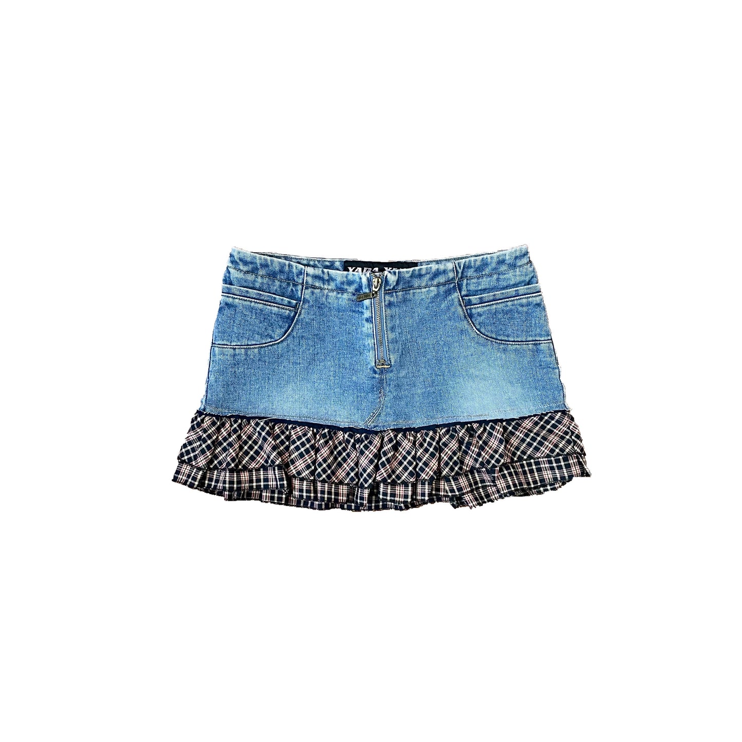 #NEWITEM yada yada mini jean skirt S