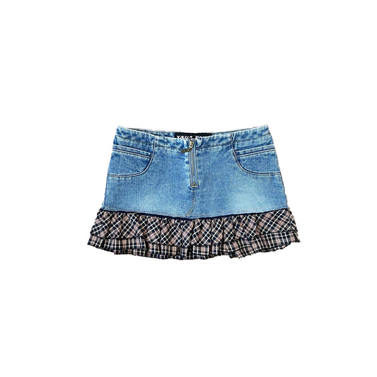 #NEWITEM yada yada mini jean skirt S