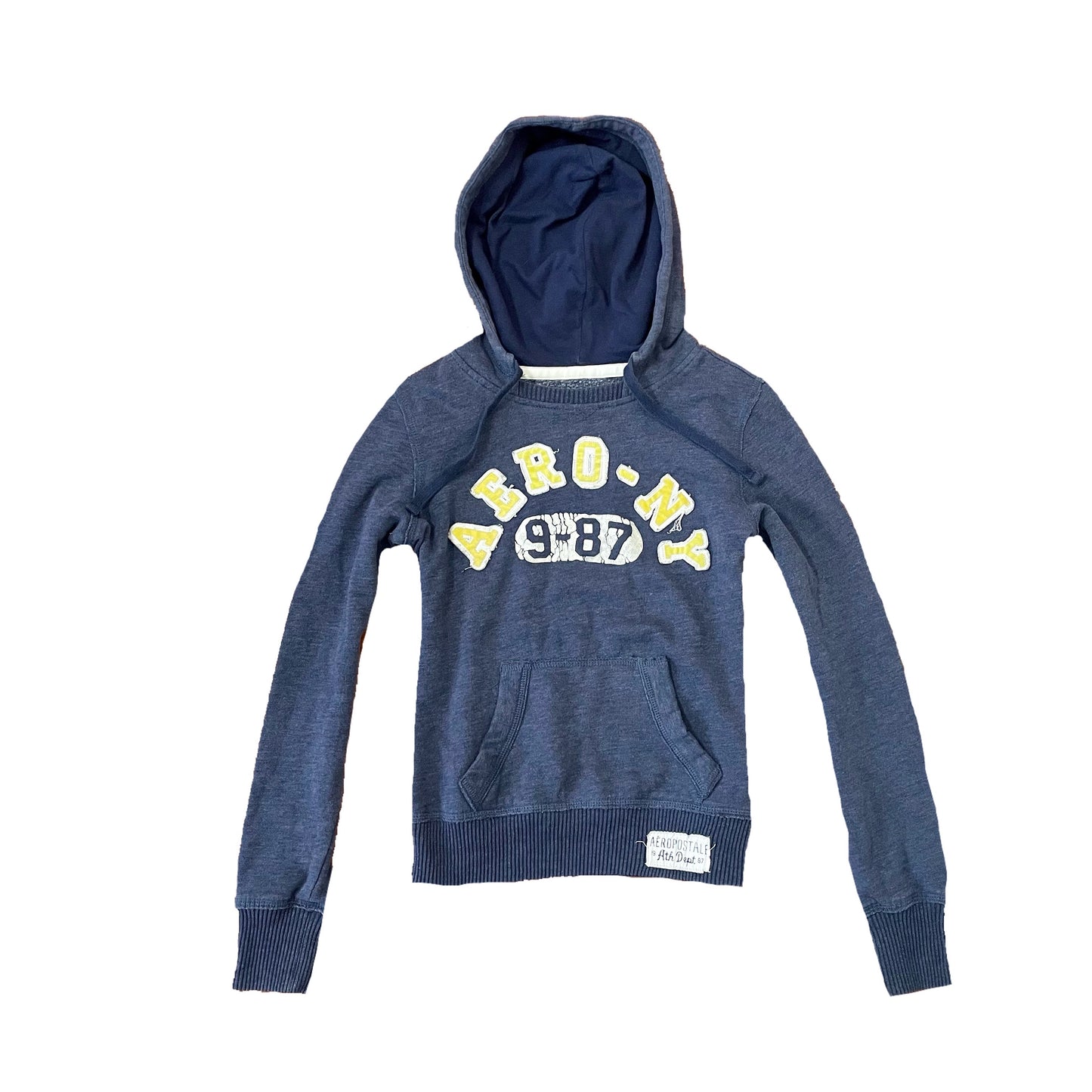 #NEWITEM aeropostale navy logo hoodie XS