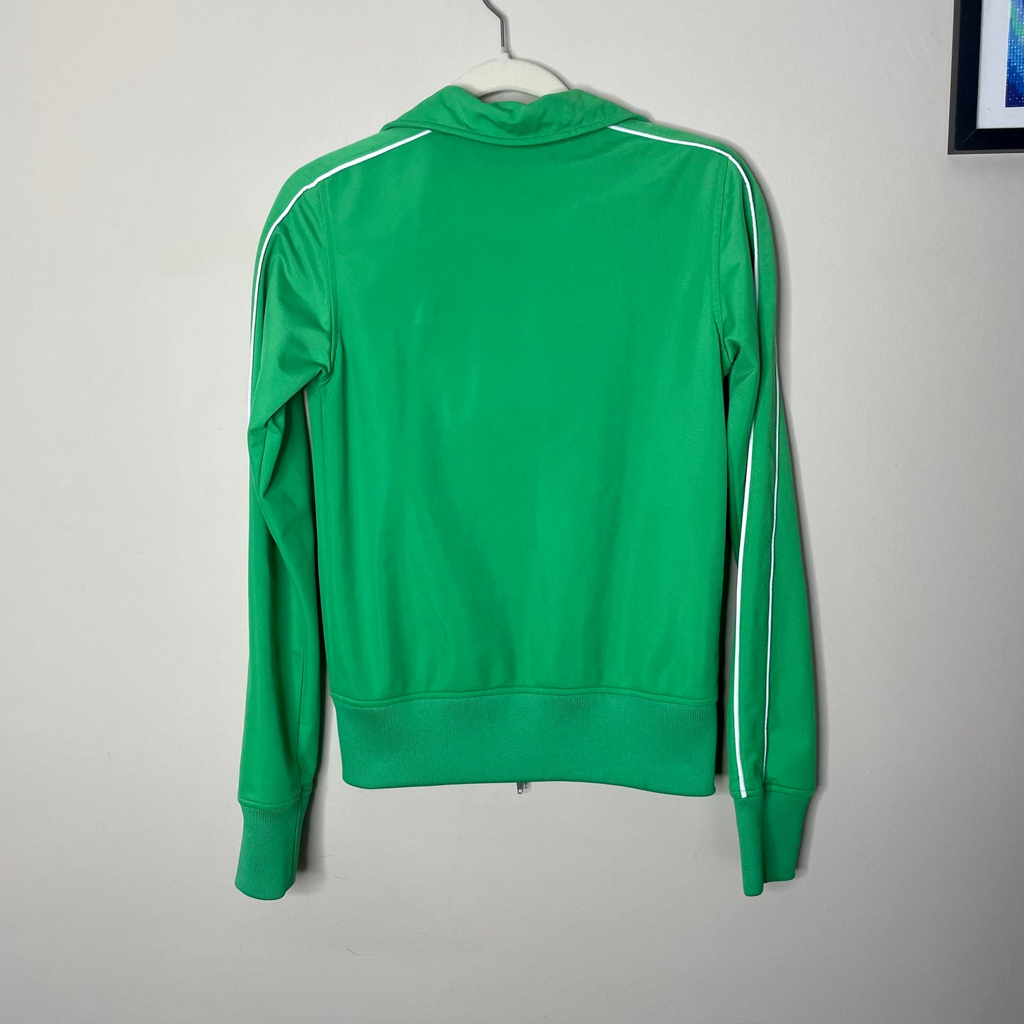 o’neill green zip track jacket L