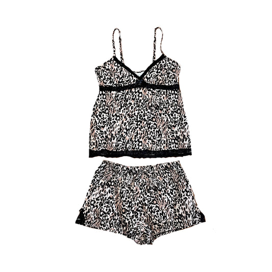 marilyn monroe cheetah print cami undie set S